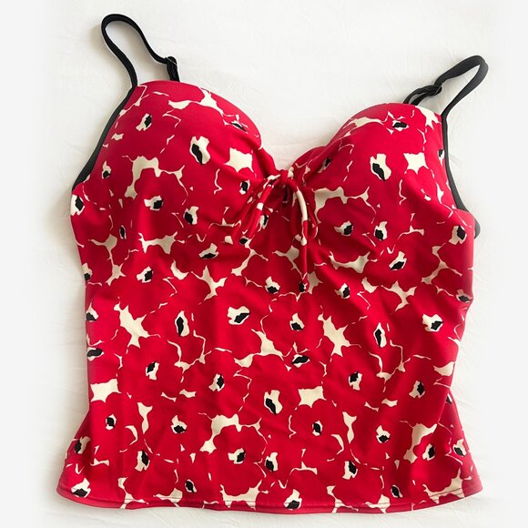 Victoria's Secret Push-Up Red Tankini 36C - Picture 1 of 4